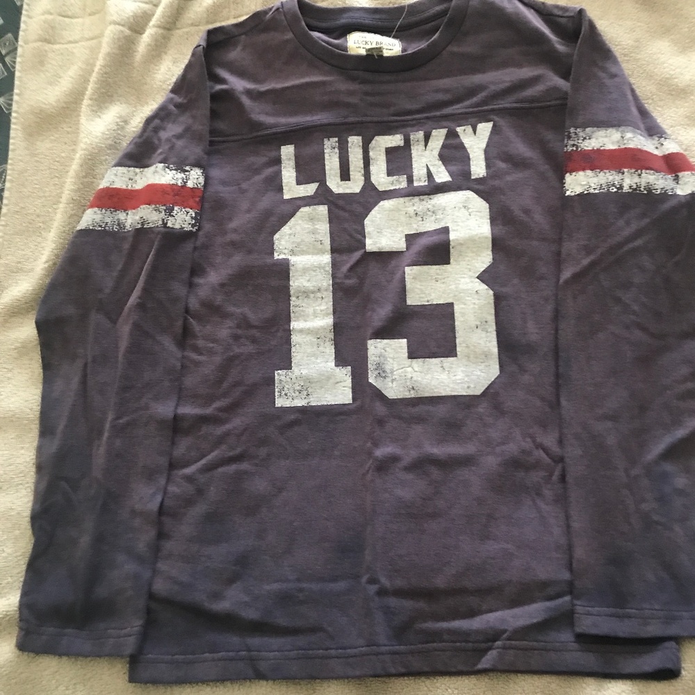 Two Lucky Brand Shirts Long Sleeve